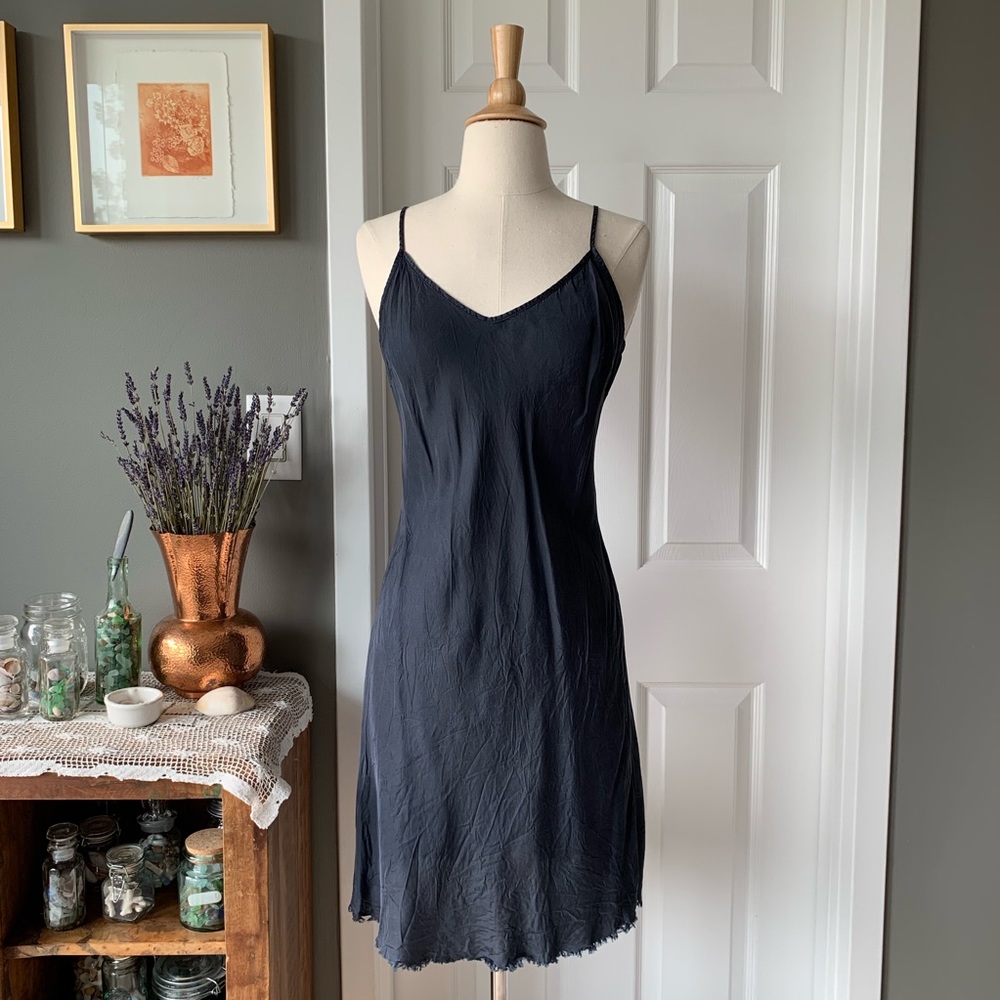 Organic John Patrick bias cut slip dress